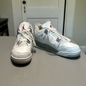Nike Air Jordan 4 Retro White Oreo Men’s US size 9.5.